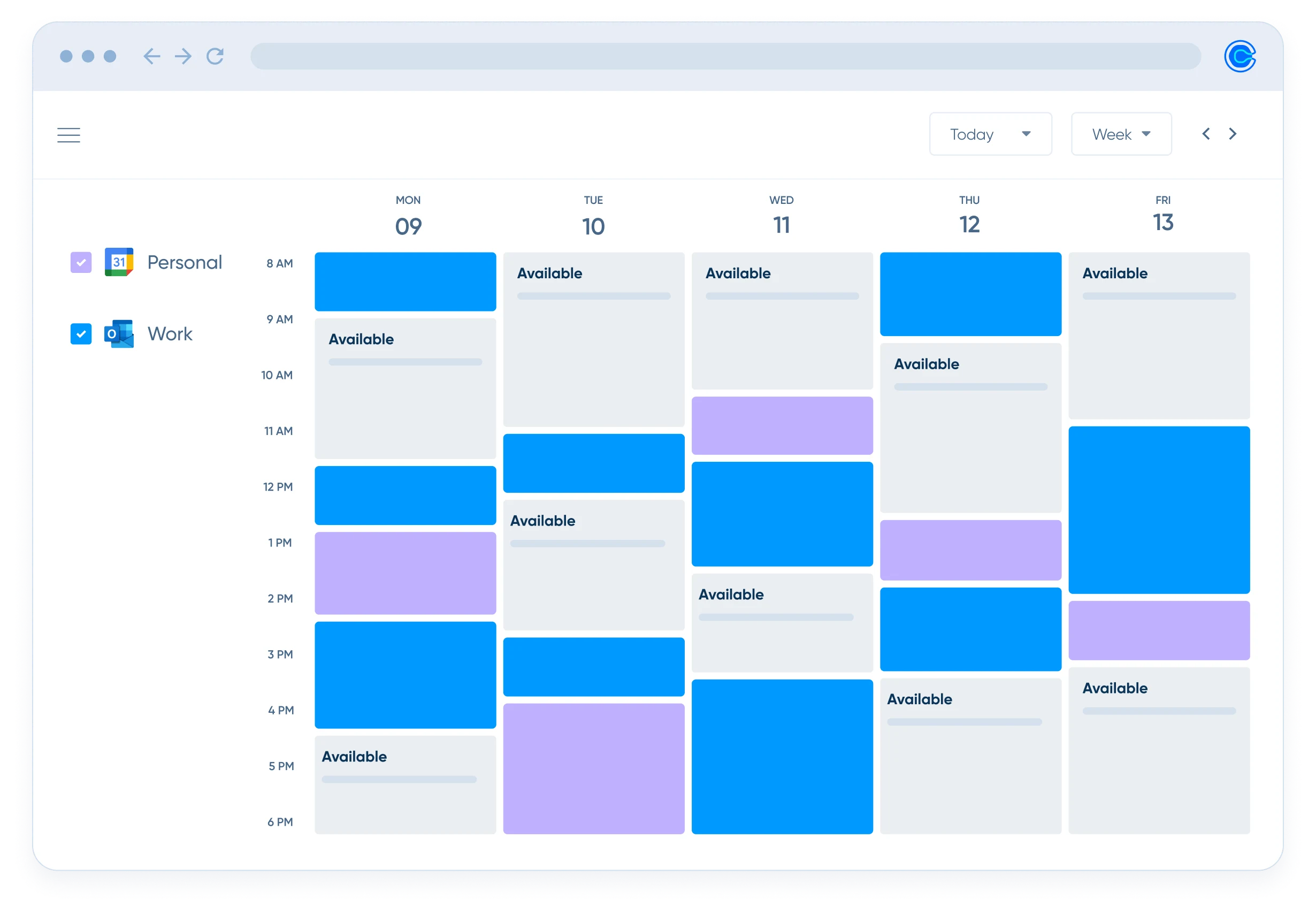 Modern scheduling, straight from—and to—your calendar