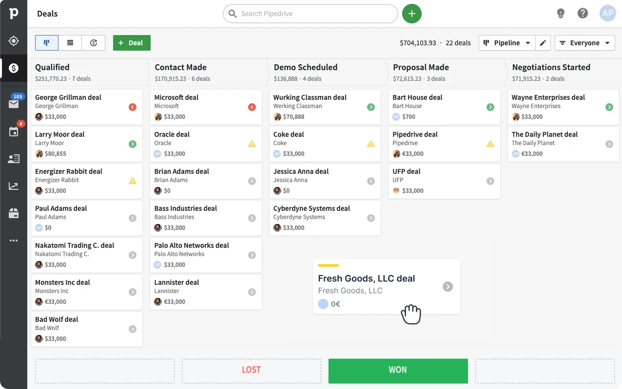 Pipedrive plus Calendly is an extremely versatile and user friendly workflow automation tool.