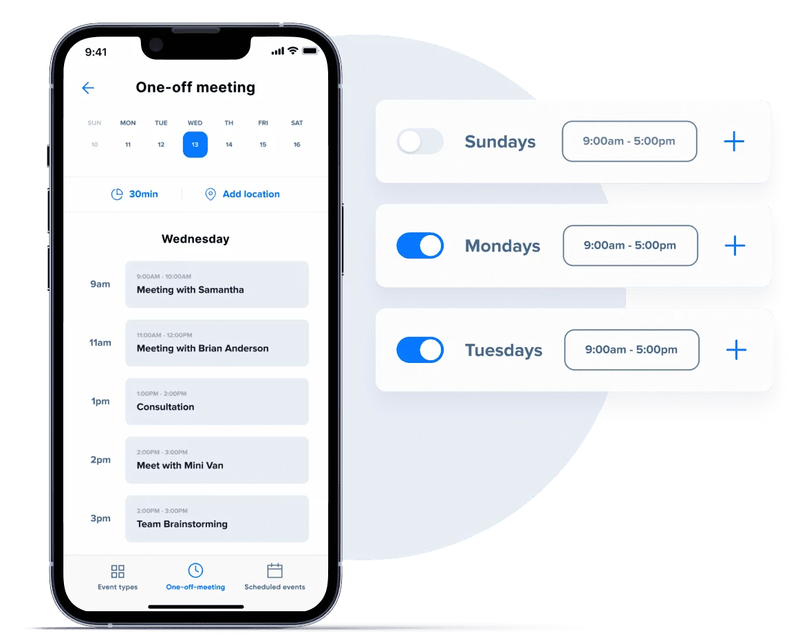 Adjust your availability on the fly