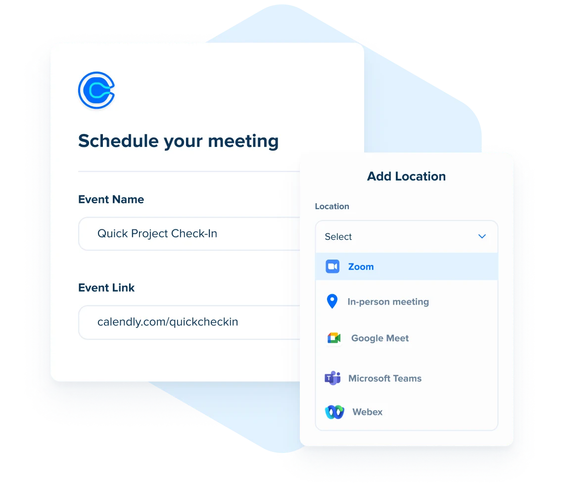 Add location details to meetings automatically